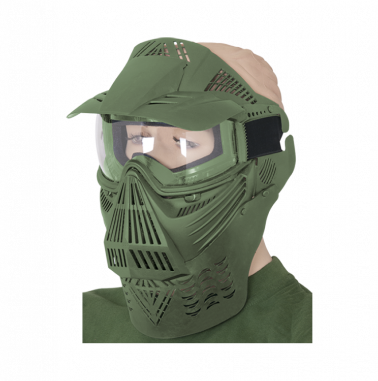 Masque d'Airsoft en PVC vert