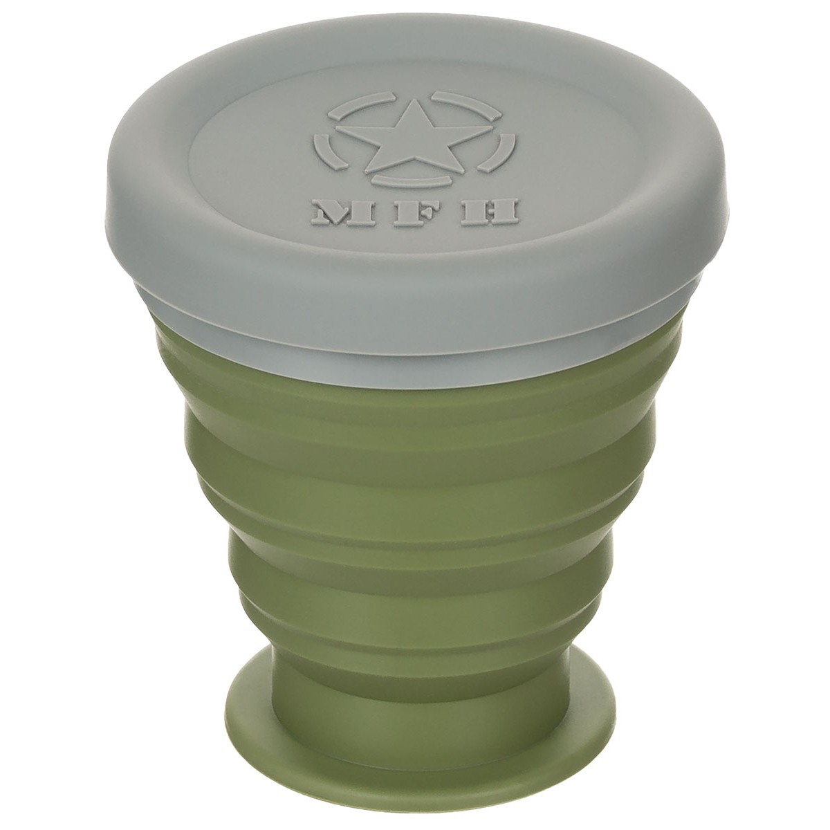 Gobelet pliant MFH kaki silicone 200ml