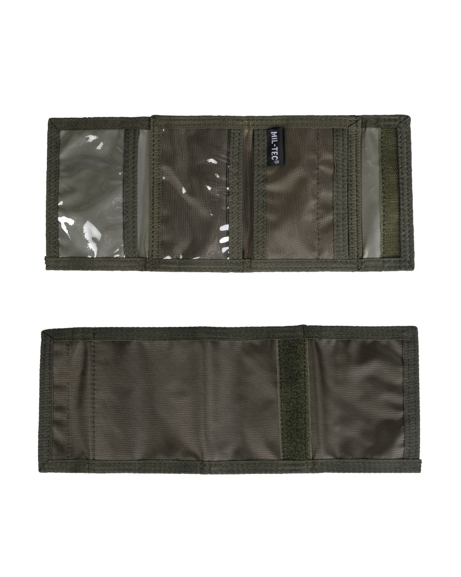 Porte-monnaie compartimenté - olive