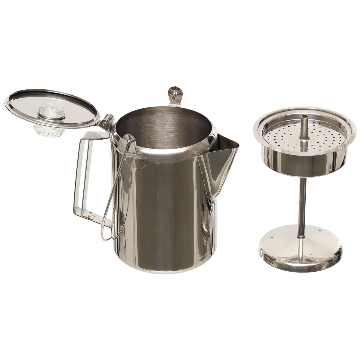 Cafetière FOX avec percolateur en inox