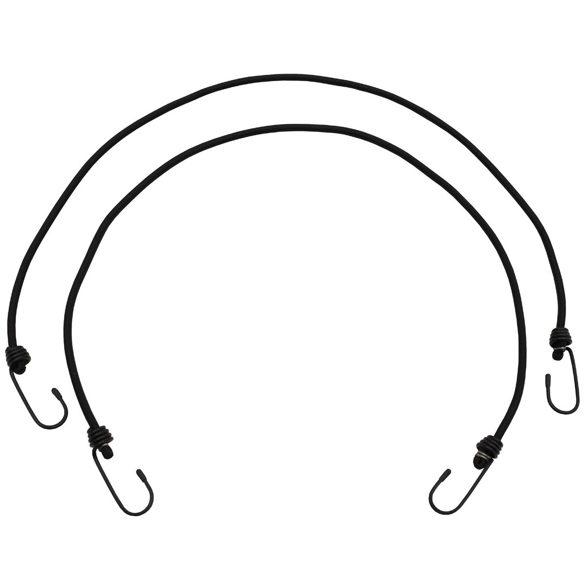 Tendeurs avec crochets MFH 6mm-75cm noir