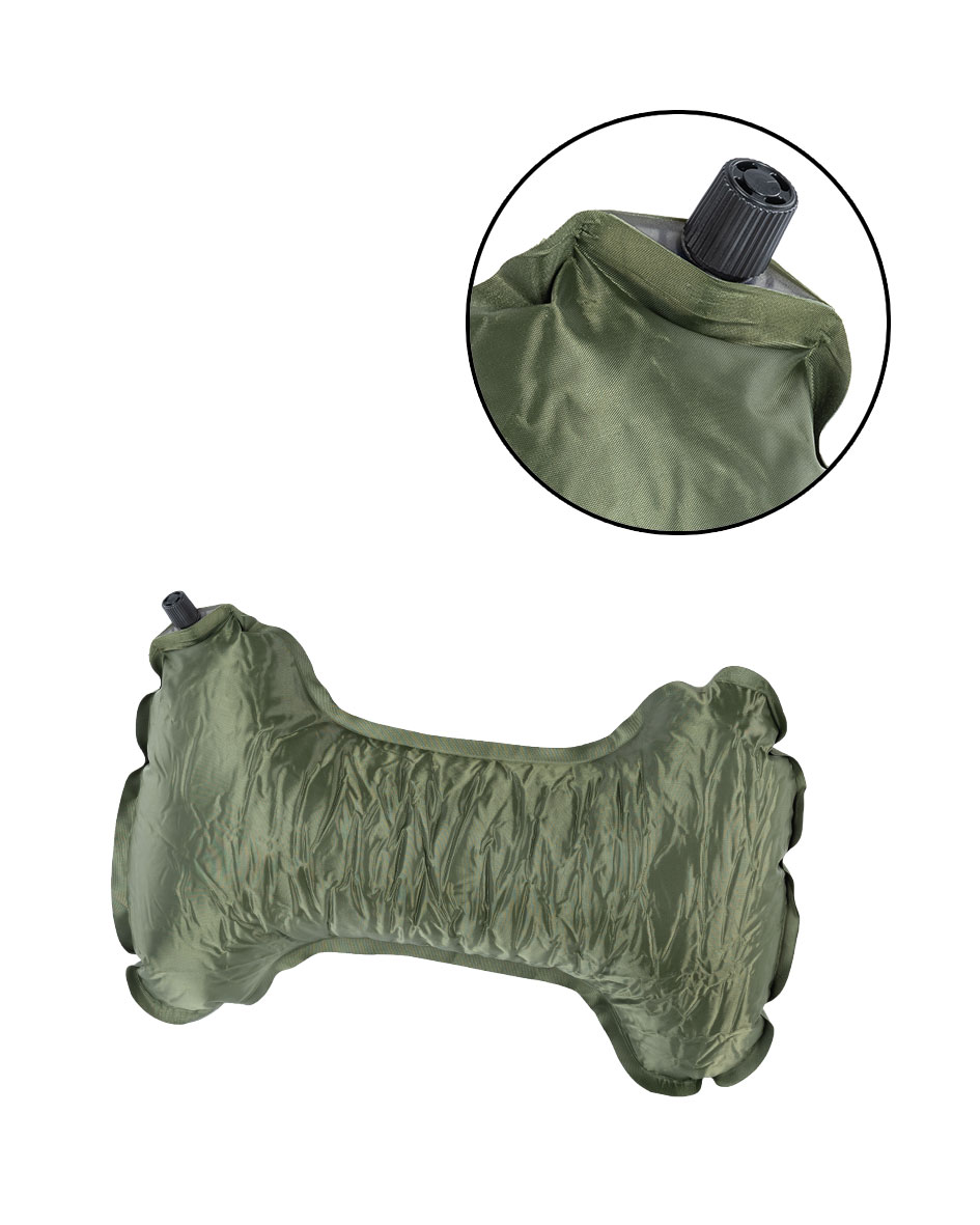 Coussin auto-gonflant olive
