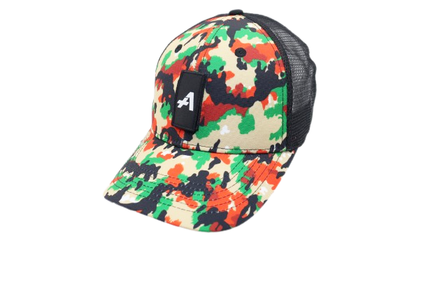 Casquette camo 57 avec filet