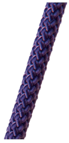 Corde polyester 8mm - 10m noir-violet