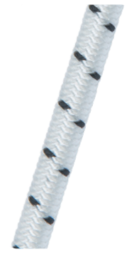 Corde élastique 3.5mm - 25m blanc-noir