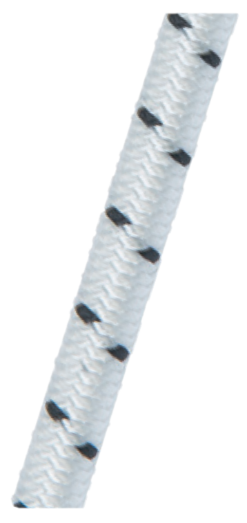 Corde élastique 5mm - 20m blanc-noir