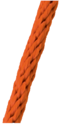 Corde polypropylène 6mm - 20m orange