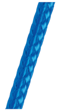 Corde polypropylène 2mm - 50m bleu