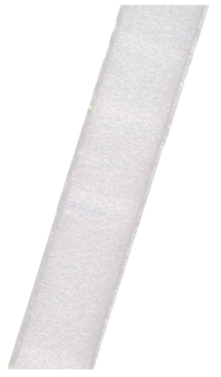 Sangle velours polyamide 25mm-2.5m blanc