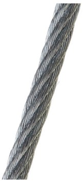 Câble en acier galvanisé 1mm - 10m
