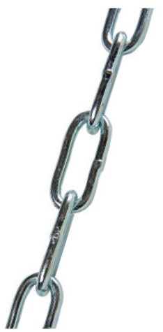 Chaîne en acier galvanisé 2x22x8mm - 5m