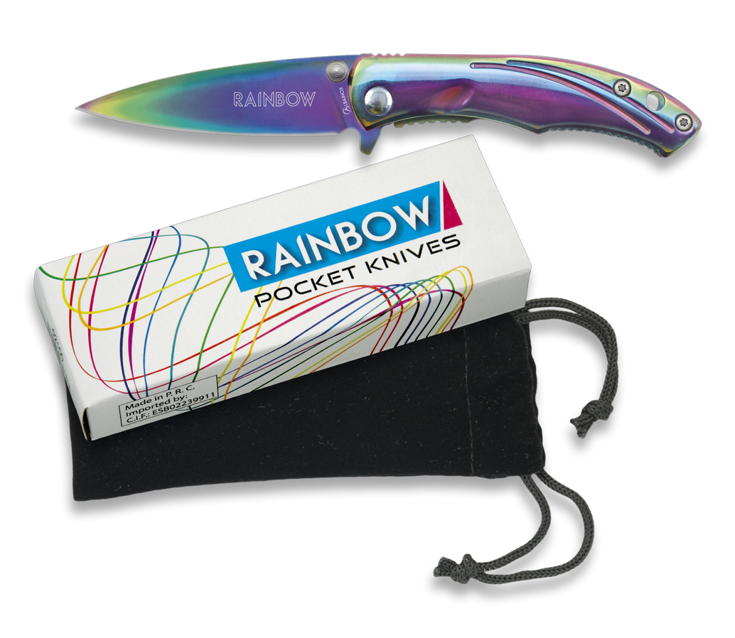 Couteau Rainbow lame 5.60cm