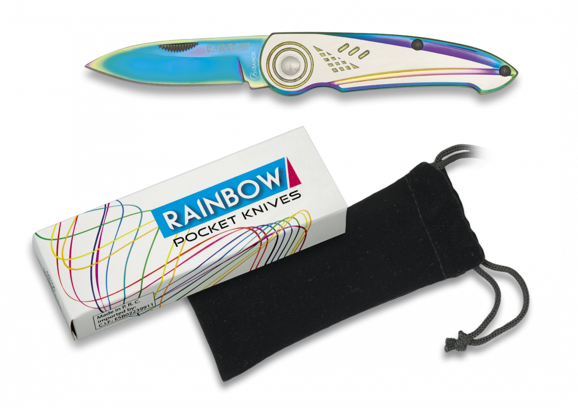 Couteau ALBAINOX Rainbow lame 6.2cm