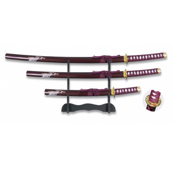 Set 3 Katanas TOLE10 Lady 32222