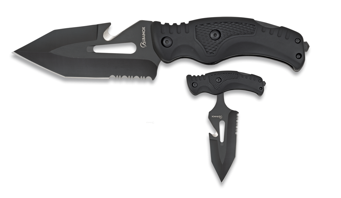 Couteau Skinner noir