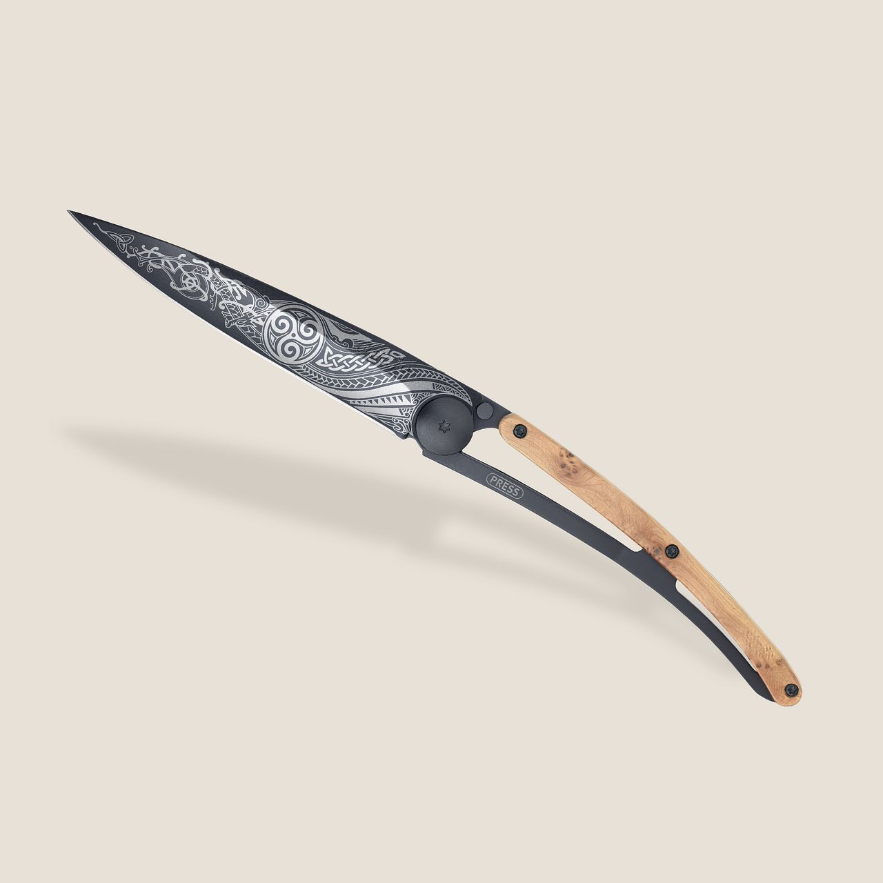 Couteau DEEJO 37gr Genévrier / Celte