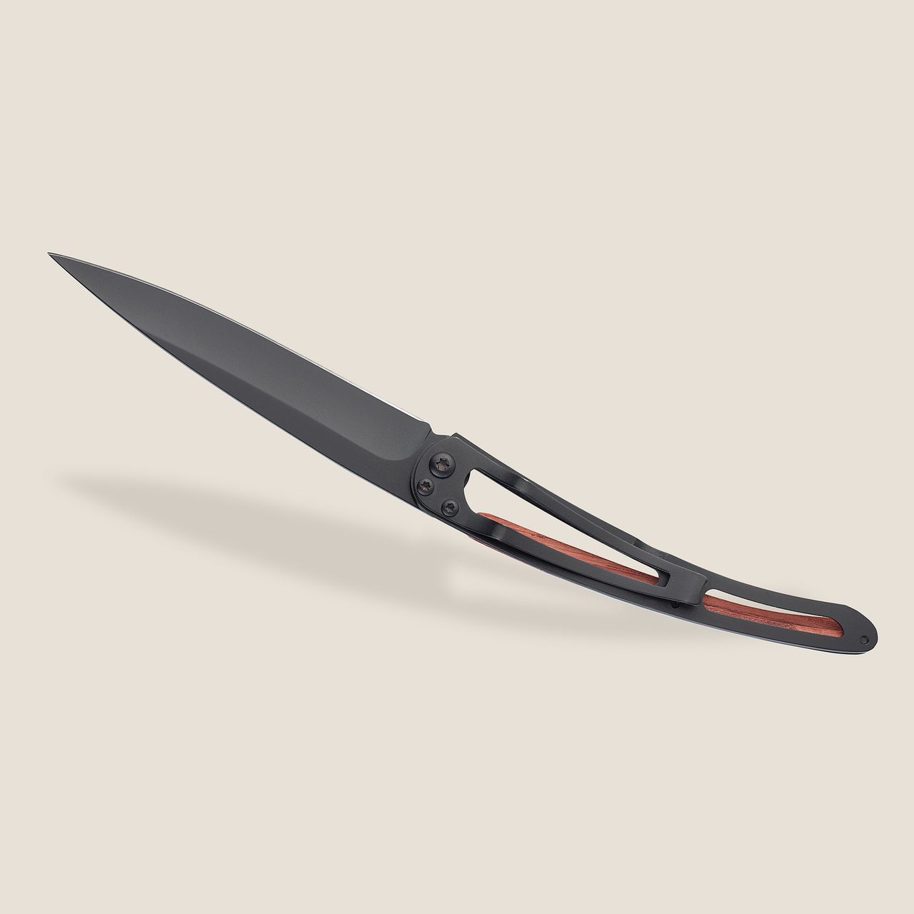 Couteau DEEJO 37gBois corail/Titane noir