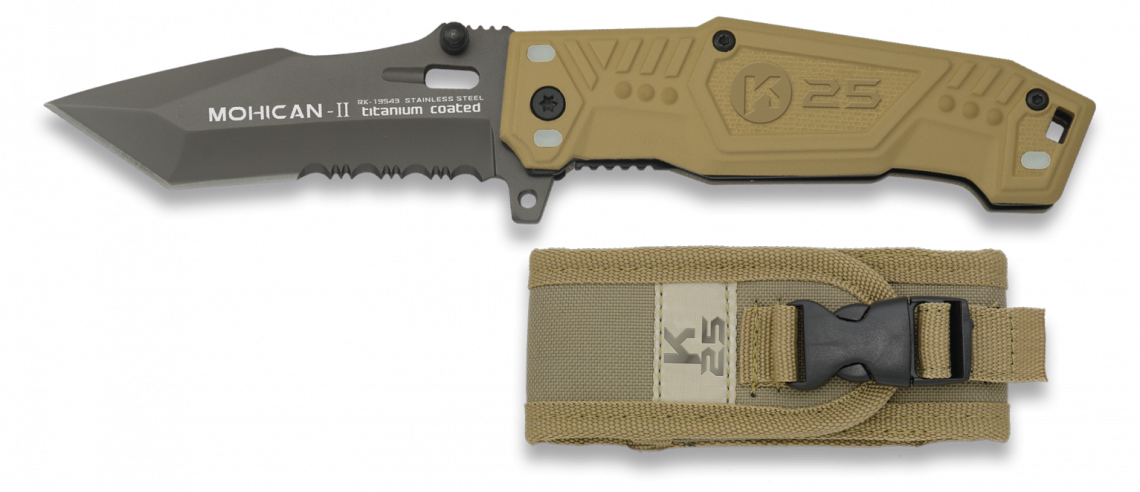 Couteau tactique pliant K25 Mohican II