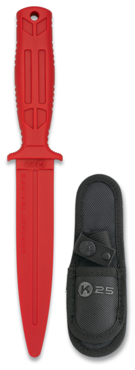 Couteau d'entrai. K25 rouge lame 16cm