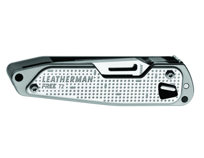 Couteau LEATHERMAN Free T2 argent