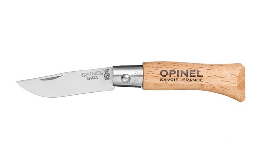 Couteau OPINEL Classique bois hêtre N°02