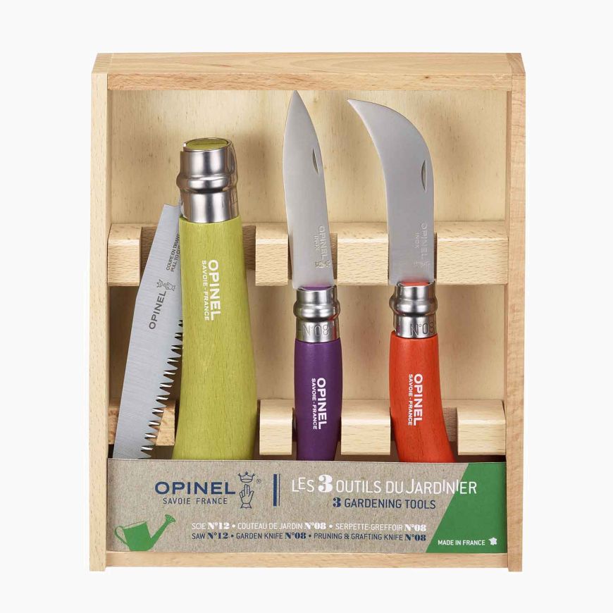 Set 3 outils du jardinier OPINEL