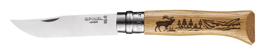 Couteau OPINEL N°08 Animalia cerf