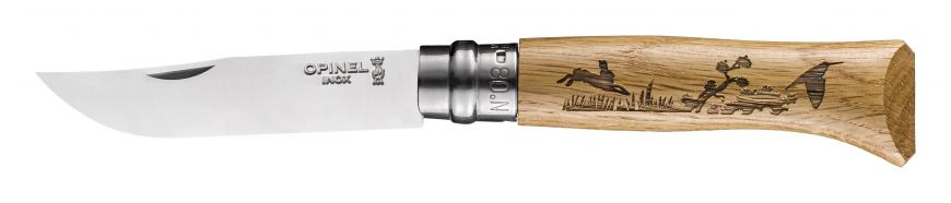 Couteau OPINEL N°08 Animalia lièvre