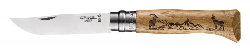 Couteau OPINEL N°08 Animalia chamois