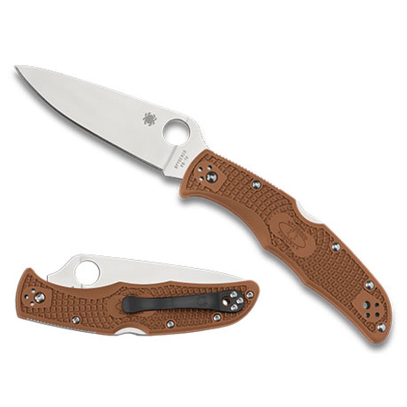 Couteau SPYDERCO Endura 4 brun C10FPBN