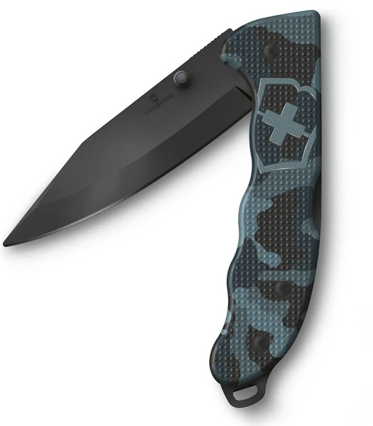Couteau Evoke alox, navy camouflage