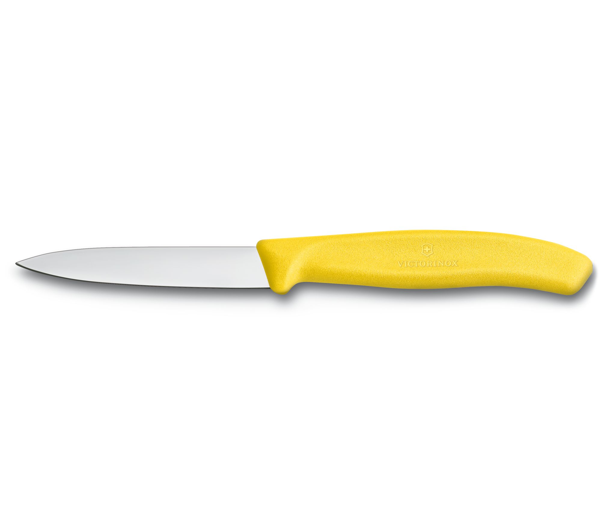 Couteau d'office 8cm jaune 2pcs