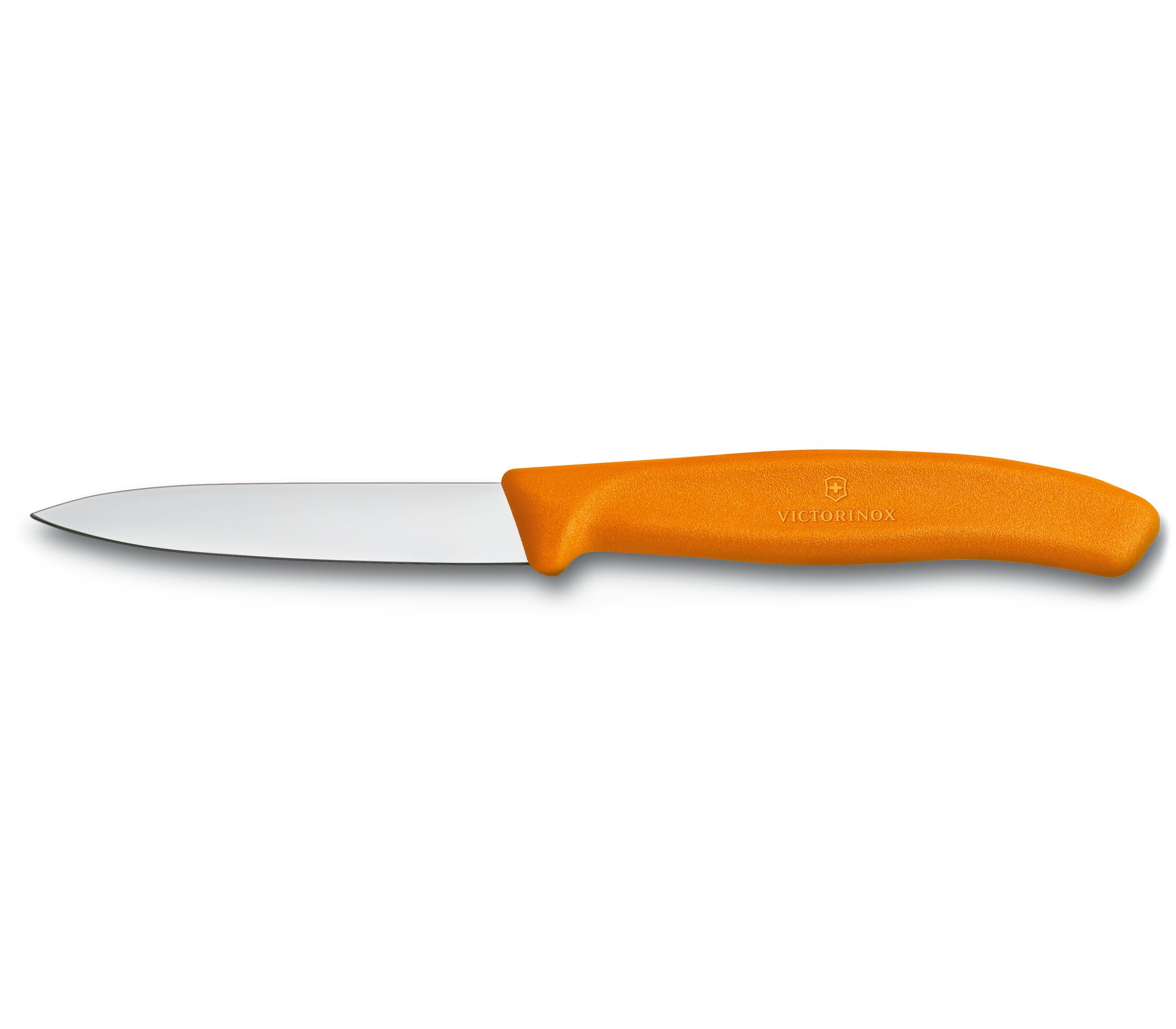 Couteau d'office 8cm orange 2pcs