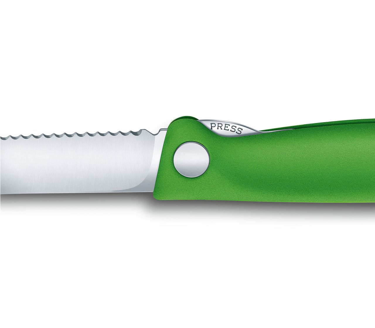 Couteau d'office pliant vert