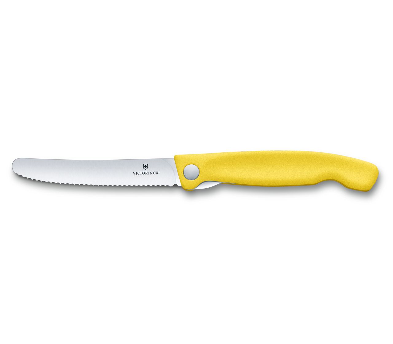 Couteau d'office pliant jaune