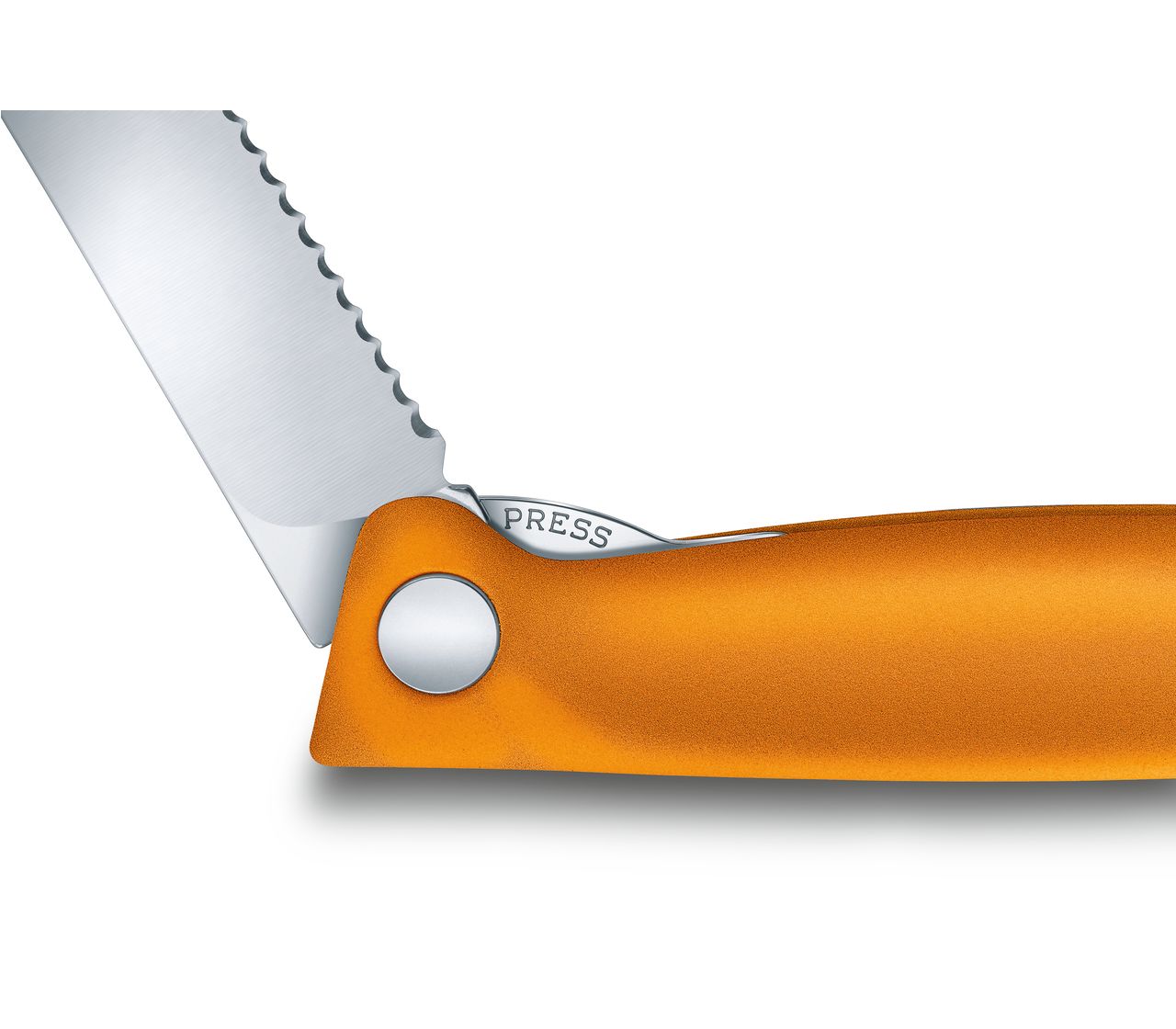 Couteau d'office pliant orange