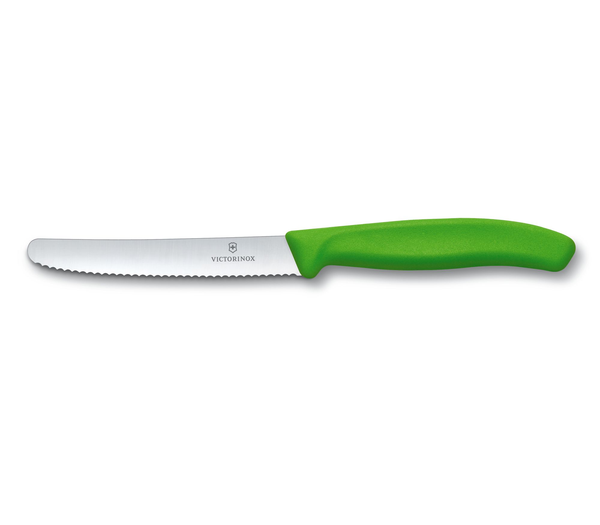Couteau à tomate et de table vert 2pcs