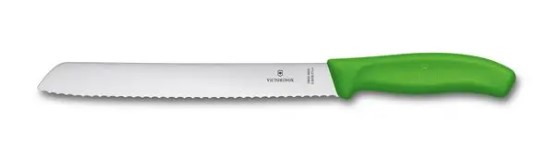 Couteau à pain Swiss Classic vert