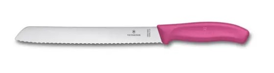 Couteau à pain Swiss Classic rose