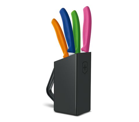Petit bloc porte-couteaux vide noir