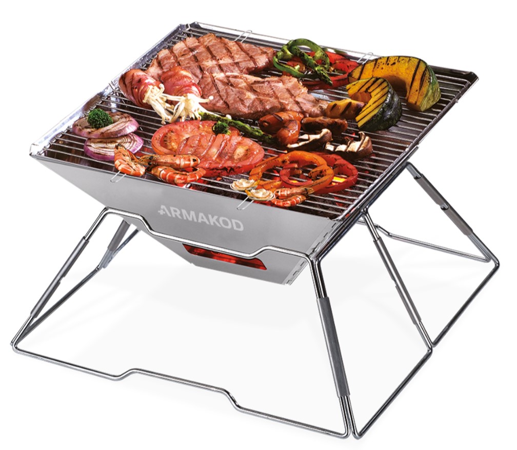 Barbecue pliant 30x30cm