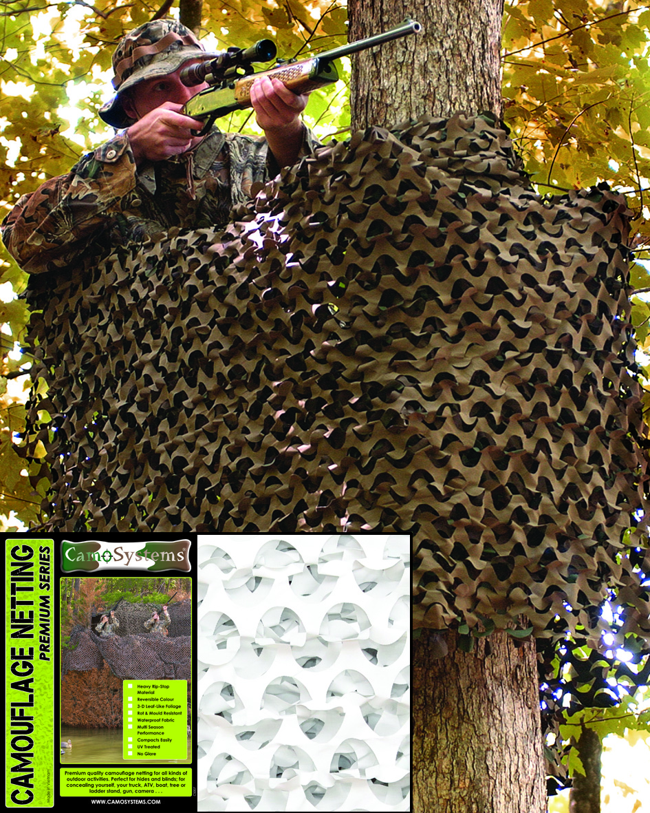 Filet de camouflage Basic blanc 3x6m