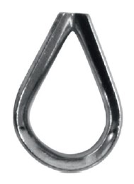 Cosse pour cordage de 2mm en acier galv