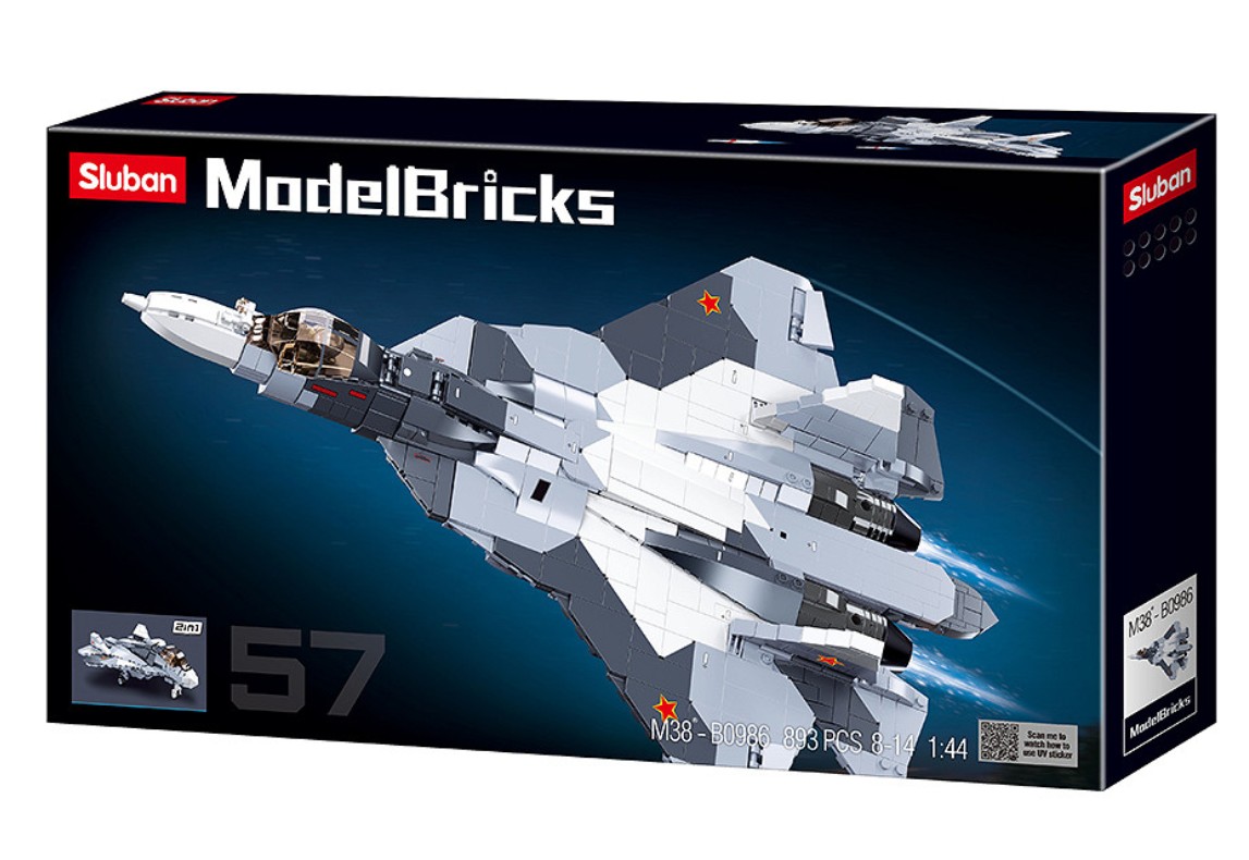 Avion gris et blanc 2en1 M38-B0986