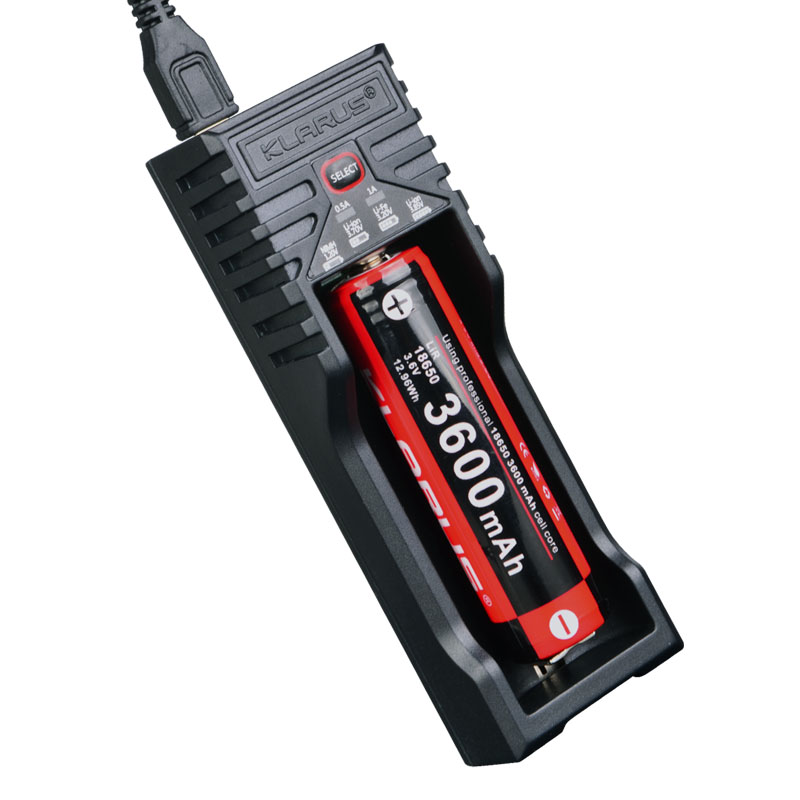 Chargeur K1 KLARUS batterie rechargeable