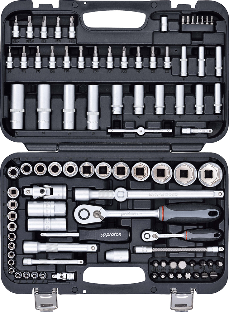 Jeu de clés à douille Proton P-94C 1/4''