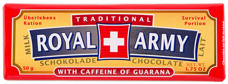 Chocolat au lait ROYAL ARMY 50gr
