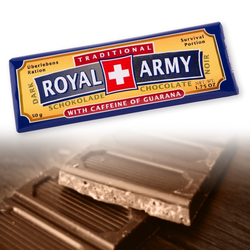 Chocolat noir ROYAL ARMY 50gr