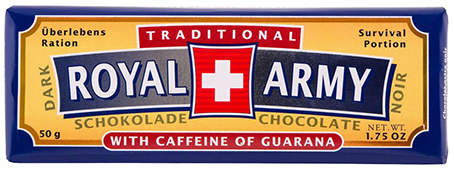 Chocolat noir ROYAL ARMY 50gr