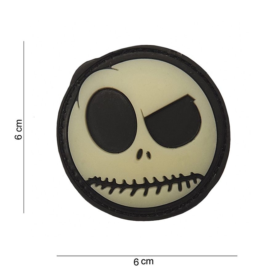 Patch PVC Big Nightmare Smiley Brillant